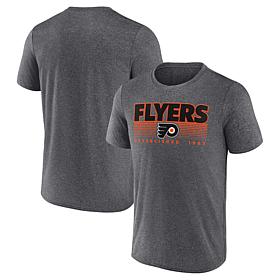 Men's Fanatics Heathered Charcoal Philadelphia Flyers Prodigy Perfo...