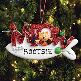 Meow Fish Personalized Ornament