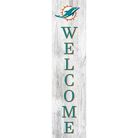 Miami Dolphins 48" Welcome Leaner  