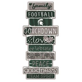 Michigan State University Celebrations Stack 24" Sign 