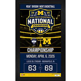 Michigan Wolverines 2026 NCAA Men's Basketball Champions Frame