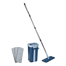 Microfiber 4-in-1 Handimop and Bucket with 4 Reusable Pads