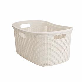 Mind Reader 40-Liter Laundry Hamper with Cutout Handles