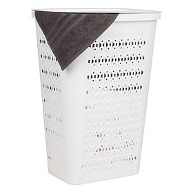 Mind Reader Slim Tapered Laundry Hamper with Ventilation