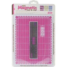Mini Magnetic Cutting Mat and Ruler Set