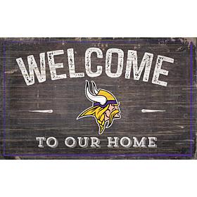 Minnesota Vikings 11x19 Welcome to our Home Sign 