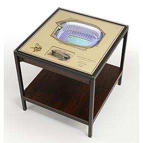 Minnesota Vikings 25-Layer Stadium Views Lighted End Table