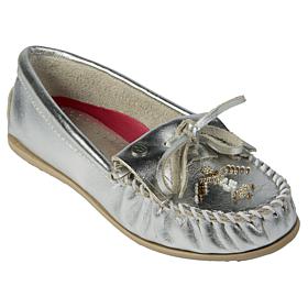 Minnetonka Thunderbird Hand-Beaded Suede Moccasin