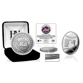 MLB New York Mets Silver-Plated Coin