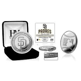 MLB San Diego Padres Silver-Plated Coin