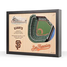 MLB San Francisco Giants StadiumViews 3-D Wall Art - Oracle Park 
