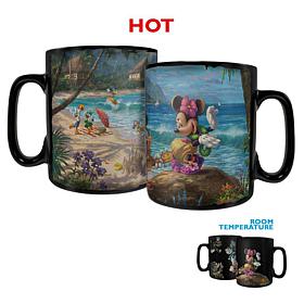 Morphing Mug 16 oz - Mickey and Minnie in Hawaii Clue 