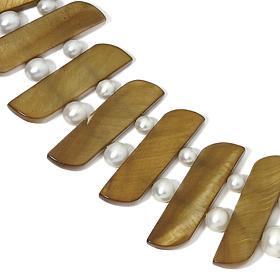 Mother-of-Pearl Collar Necklace