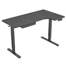 Mount-It! L-Shaped Electric Height Adjustable Sit-Stand Desk