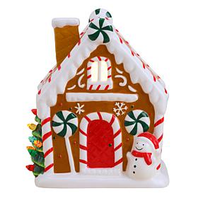 Mr. Christmas 7" Nostalgic Ceramic Lit Gingerbread House