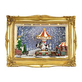 Mr. Christmas Animated & Musical Gold Frame Shadow Box