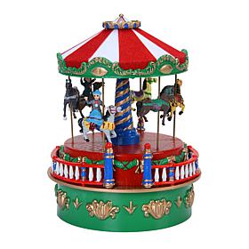 Mr. Christmas Mini Carnival Music Box Carousel