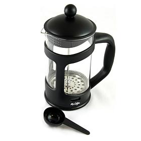 Mr. Coffee Brivio 28 Ounce Glass French Press Coffee Maker with Pla...