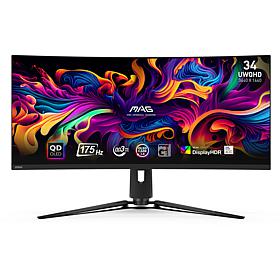 MSI MAG 341CQP OD-OLED 34" Class UW-QHD Curved Gaming OLED Monitor
