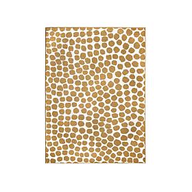 My Magic Carpet Genevieve Gorder Puff Dotty 5'x7' Rug - Honey Beige 