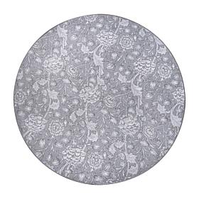 My Magic Carpet Kalini Floral Washable Round Rug 6'