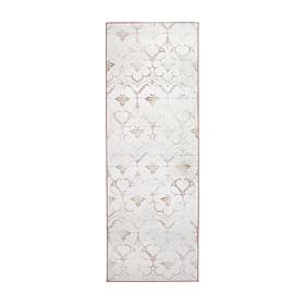 My Magic Carpet Leilani Damask Washable Runner Rug 2.5'x7'