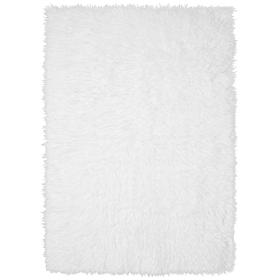 My Magic Carpet Shag White Washable Area Rug 5'x7'