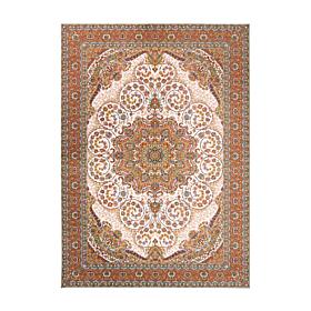 My Magic Carpet Zahara Amber Washable Area Rug 5'x7'