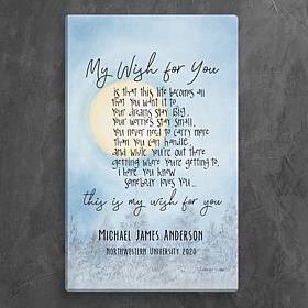 My Wish For You Personalized 10x16 Canvas