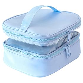 MyTagAlongs Cosmetic Train Case with Clear Window