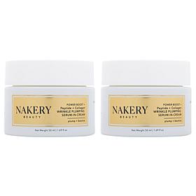 Nakery Beauty 2-pack Powerboost + Peptide + Collagen Serum-in-Cream