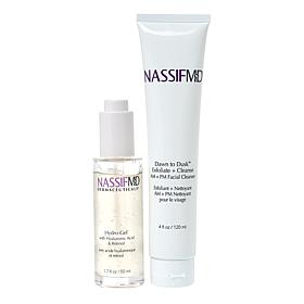 NassifMD 2-piece Dawn to Dusk Cleanser and Hydro-Gel Serum Set AS