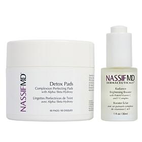 NassifMD Detox Pads & Vitamin C Brightening Serum 2-pc Set Auto-Ship®