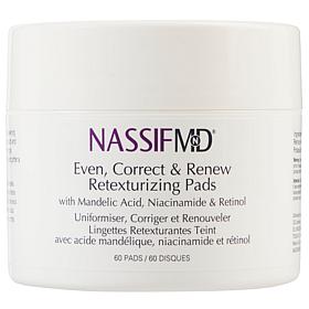 NassifMD Even, Correct & Renew Retexturizing Pads