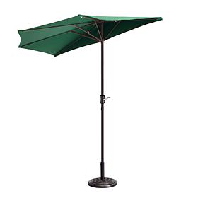 Nature Spring 9' Half-Canopy Patio Umbrella - Green
