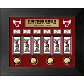 NBA Bulls 6-Time NBA Champs Banner Collection