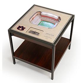 NCAA Auburn Tigers 25-Layer End Table - Jordan-Hare Stadium 