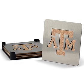 NCAA Boasters 4-piece Coaster Set - Texas A&M Aggies 