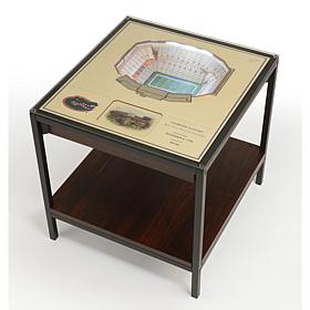 NCAA Florida Gators 25-Layer End Table - Ben Hill Griffin Stadium 
