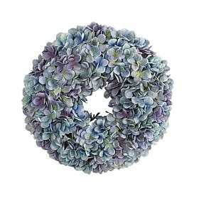 Nearly Natural 16" Artificial Hydrangea Wreath