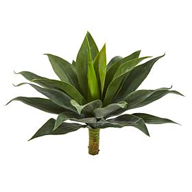 Nearly Natural 19 in. Large Agave Artificial Plant (Set of 2)