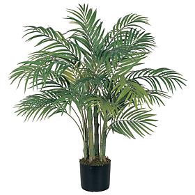 Nearly Natural 3' Areca Palm 7 Trunk Tree with 536 Leaves