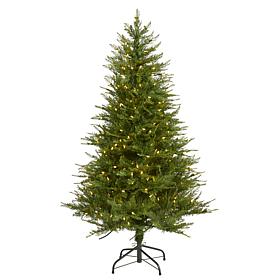 Nearly Natural 5 Ft. Wisconsin Fir Christmas Tree with 250 Lights