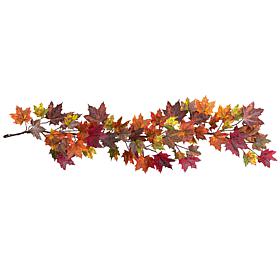 Nearly Natural 60” Maple Leaf Garland