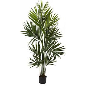 Nearly Natural 7 ft. Kentia Palm with 230 Leaves