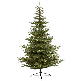 Nearly Natural 9’ Layered Spruce Artificial Christmas Tree 750 Lights