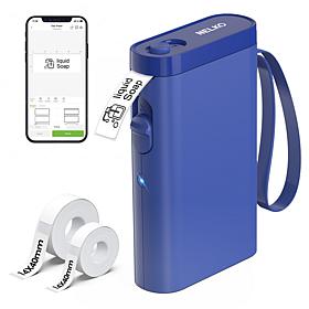 Nelko P21 Bluetooth Label Printer with 100pc Roll and 180pc Roll