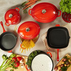 Neo 10pc Cast Iron Cookware Set with Enamel Coating