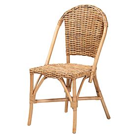 Neola Tropical Rattan Dining Chair 18"W x 20.75"D x 34.25"H