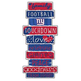 New York Giants Celebrations Stack 24" Sign 